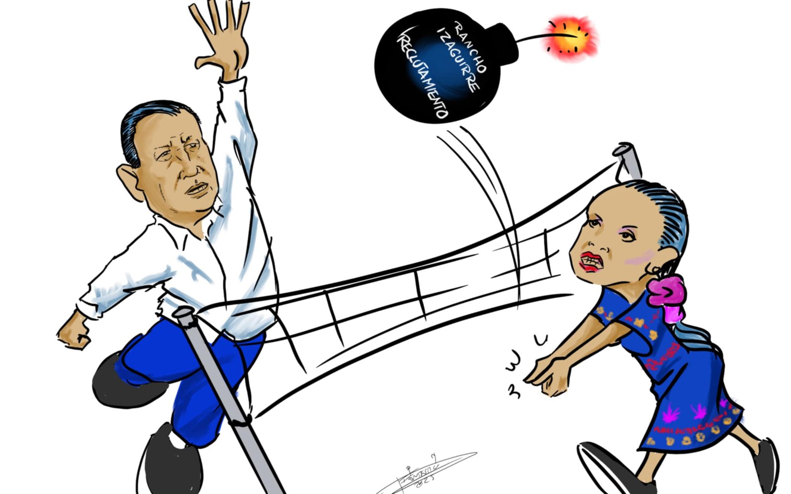 Echándose la bolita